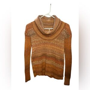 Free People Tribal Cowl Neck Sweater